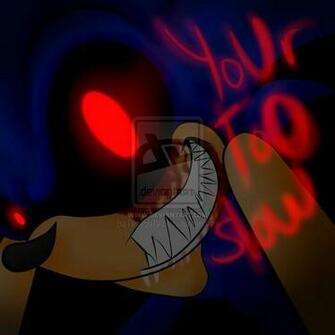 Sonic Exe Image You Re Too Slow Wallpaper And Background