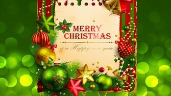 Merry Christmas And Happy New Year Wallpaper HD Image