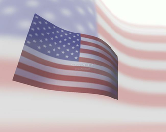 Flag Screen Saver Is A 3d Displaying Waving Of United
