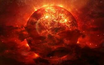 Exploding Planet Wallpaper Space