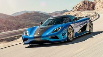 Blue Koenigsegg Agera R Wallpaper Top