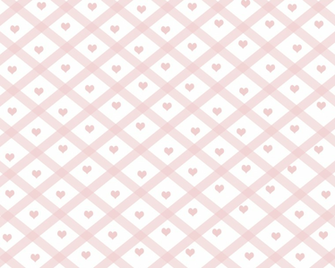 Pink Hearts Background By Scribblin