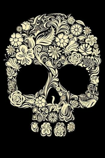 Flower Sugar Skull Wallpaper