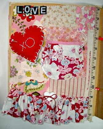 Little Vintage Cottage Altered Valentine3s Day Book Id