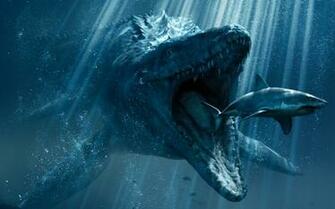 Jurassic World Underwater HD Wallpaper