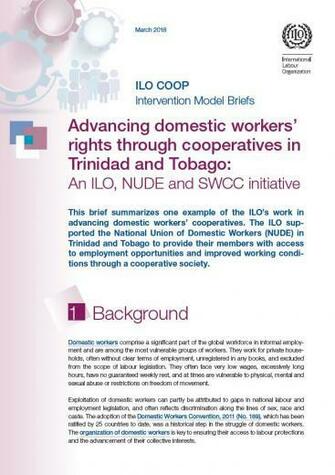 Advancing Domestic Workers Rights Through Cooperatives In