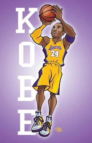 Publicit Kobe Bryant Wallpaper Poster