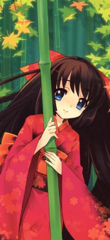 Anime Girl Japan iPhone X Wallpaper