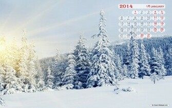 Dream Wallpaper Art January Calendar