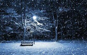 Quiet Winter Night HD Widescreen Wallpaper