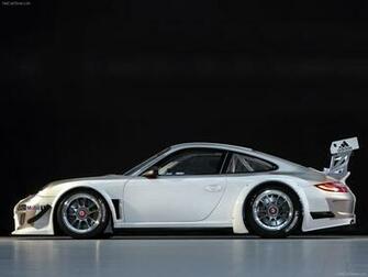 White Porsche Gt3 R Wallpaper