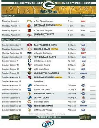 Seahawks Schedule