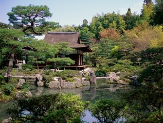 Temple Kyoto Japan Photo Ginkakuji Wallpaper