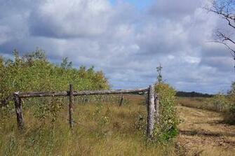 Fence And Landscape Stock Photo Public Domain Pictures