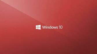 Home High Tech HD Wallpaper Windows Minimalism Logo Red