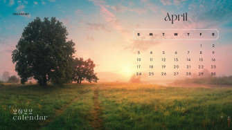 April Calendar Wallpaper