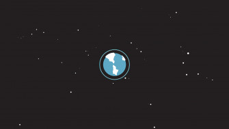 4k Minimalism Earth Space Simple Background Black