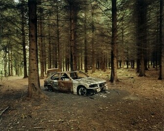 Abandoned Cars Steering Wheel Wallpaper Wide HD