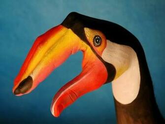 Body Painting Artist Background Wallpaper