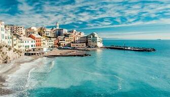 Italy Beach Sea Building Wallpaper General
