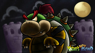Yoshi S New Island Wallpaper Big Baby Bowser By Srpelo