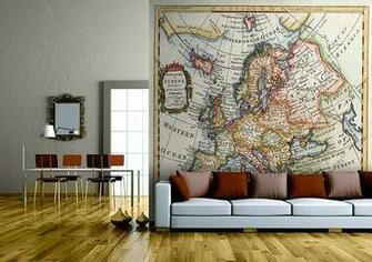 Map Wallpaper In Interior Design Interiorholic