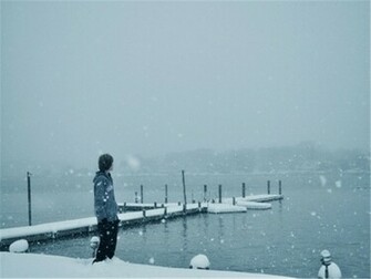 Boy Loneliness Wallpaper Which Is Under The