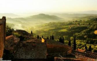 Tuscany Italy Wallpaper Open Walls