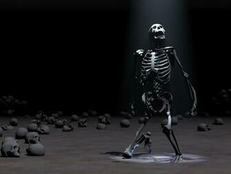 3d Skeleton Bones Cross