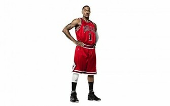 Wallpaper Chicago Bulls Slam Dunk Derrick Rose Nba