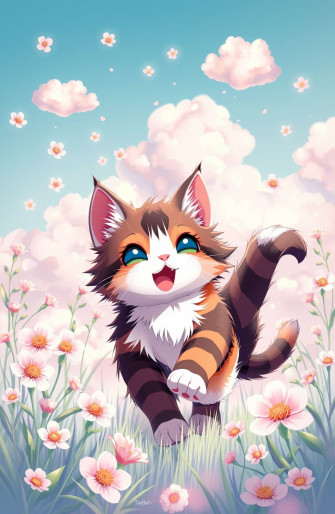 Anime Cat Wallpaper