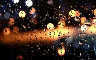 Raindrops On Window Lights Chillcover