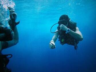 HD Wallpaper Person Scuba Diving Underwater Blue Water Divers