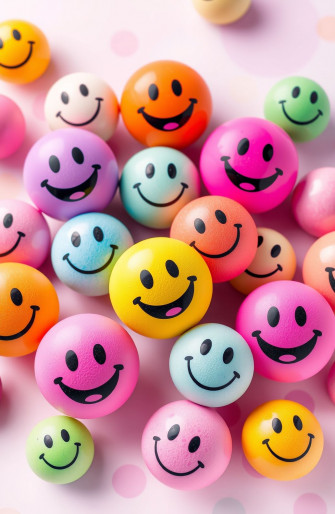 Smiley Ball Wallpaper