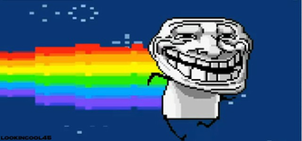 Nyan Cat Troll Gif By Lookincool45