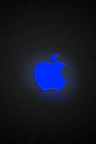 iPhone Wallpaper Apple Blue Glow By TinyiPhone