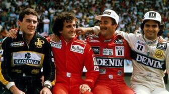 Alain Prost Ayrton Senna Nelson Piquet Formula Nigel Mansell HD