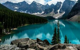 Moraine Lake Wallpaper Nature
