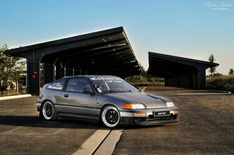 Car Honda Tuning Airbrush Crx Wallpaper Photos