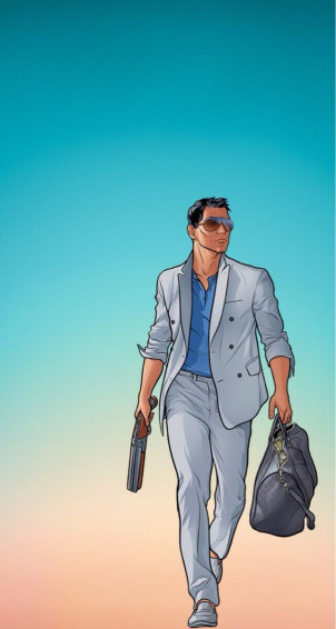 Sterling Archer iPhone Wallpaper