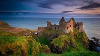 Northern Ireland County Antrim Castle Danlos Wallpaper