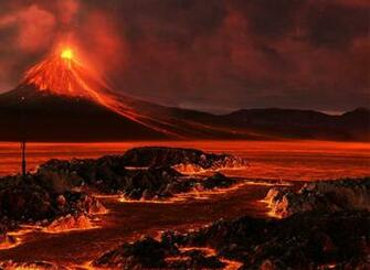 Volcano Game Background
