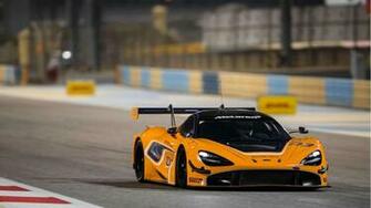 Mclaren 720s Gt3 Background Yellow