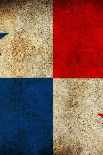 Wallpaper Panama Flag Mud Texture iPhone 4s