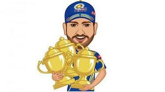Mumbai Indians HD Wallpaper 1080p Rohit Sharma