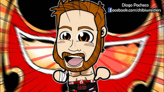 Sami Zayn Wwe Nxt Chibi Wallpaper By Kapaeme