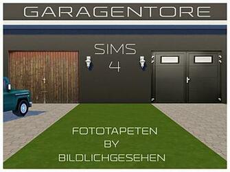 Garage Door Wallpaper By Bildlichgesehen At Akisima Image Sims