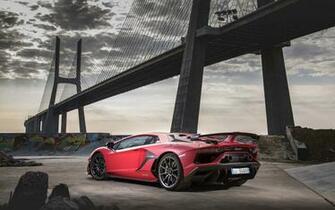 Lamborghini Aventador Svj Red Car Sportcar Wallpaper