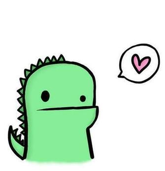 Cute Dinosaur By Bigb3ar
