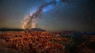 Milky Way Bryce Canyon National Park Utah United States Desktop